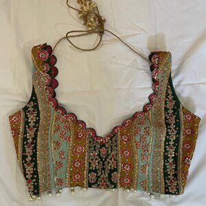 Multi Colored Saree/Lehnga Blouse